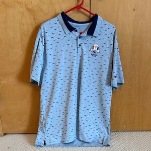 Ryder Cup Nikee Light Blue Polo